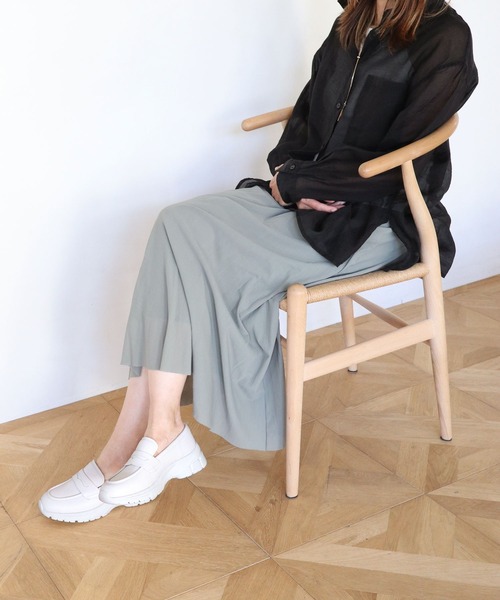 「MODE KAORI」 シューズ 22.5cm ブラック レディース_画像9
