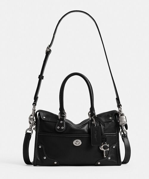 【美品】COACH コーチ ライダー24 2WAY ショルダー ハンドバッグ COACH（コーチ） ショルダーバッグ バッグ ライダー サッチェル バッグ