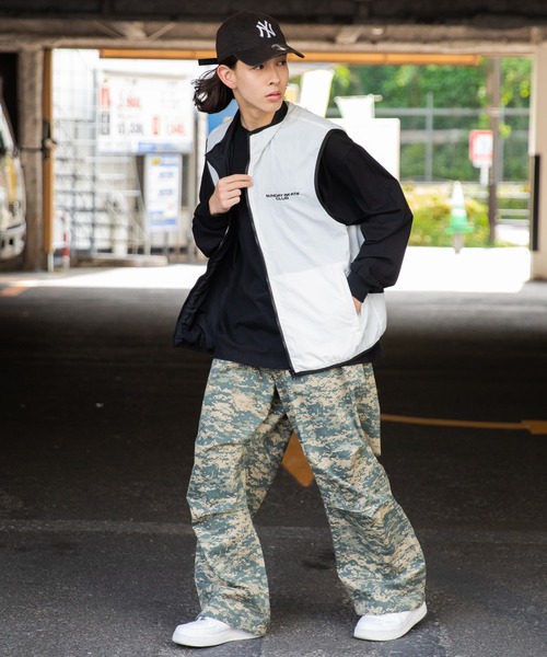 WEGO（ウィゴー） ベスト ジレ WEGO/「2WAY」リバーシブルナイロン