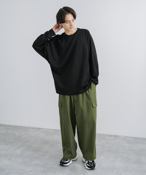 【新品】MONROW ロングTシャツ Rocky Monroe tシャツ オーバーサイズ ドルマンスリーブ 長袖