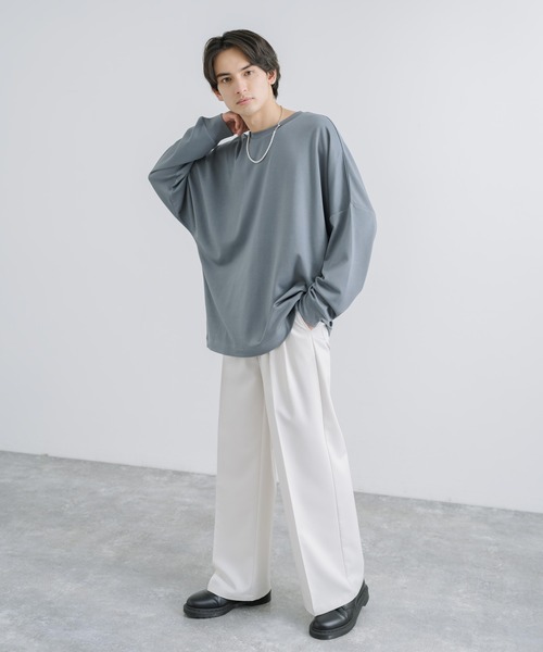 【新品】MONROW ロングTシャツ Rocky Monroe tシャツ オーバーサイズ ドルマンスリーブ 長袖
