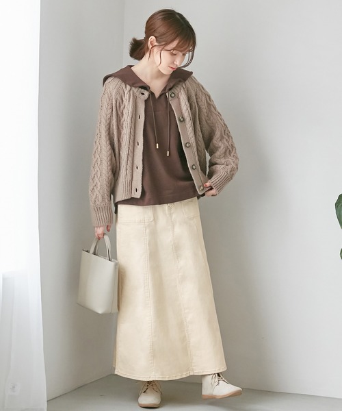 Viola e スカート ストレッチロングデニムスカート : ZOZOTOWN