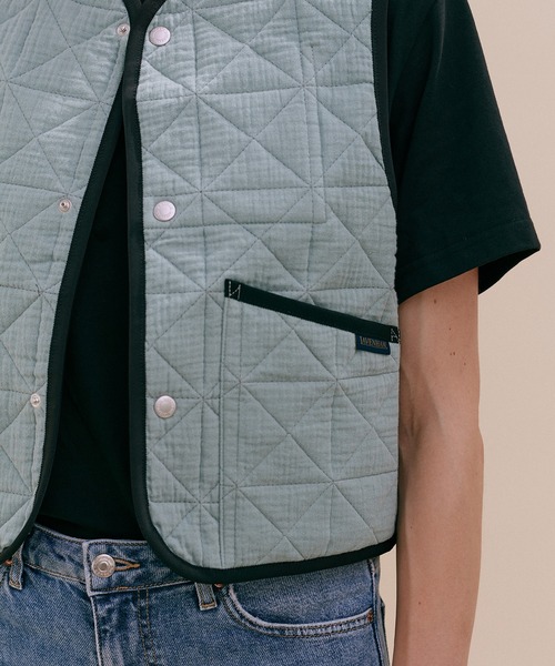 LPFG メンズ ダイヤモンド キルト テック ハイブリッド ジップベスト　XL LPFG メンズ ダイヤモンド キルト テック ハイブリッド ジップベスト