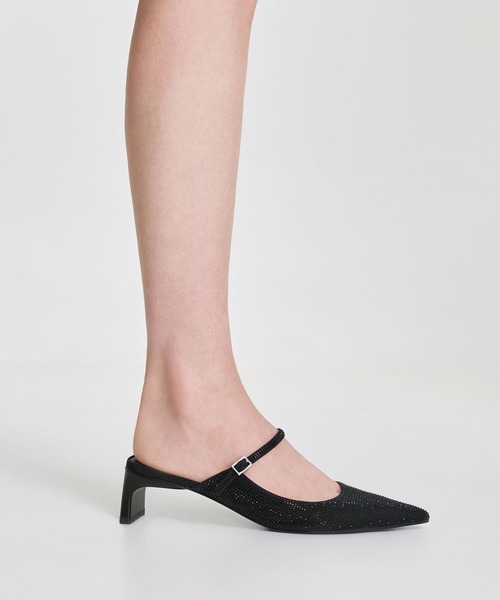 CHARLES ＆ KEITH（チャールズ&キース） パンプス クリスタルエンベ