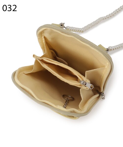 Wallet shoulder bag／ミニポーチ付／ブラウンレオパ Wallet shoulder bag／ミニポーチ付／ブラウンレオパ