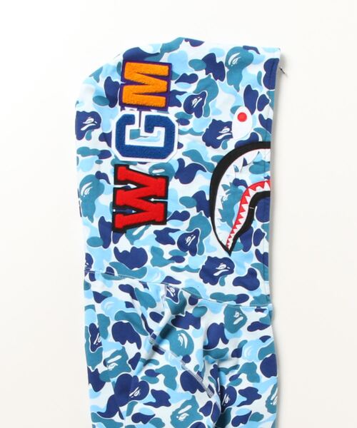 ★激レア★ APE abc Blue camo シャークパーカーLパーカー A BATHING APE（アベイシングエイプ） パーカー ABC CAMO SHARK FULL