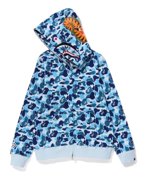 A BATHING APE（アベイシングエイプ） パーカー ABC CAMO SHARK FULL