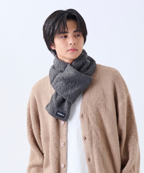 etre tokyo ☆ ダウンマフラー ETRE TOKYO（エトレトウキョウ）の「ワイドストールパディングコート