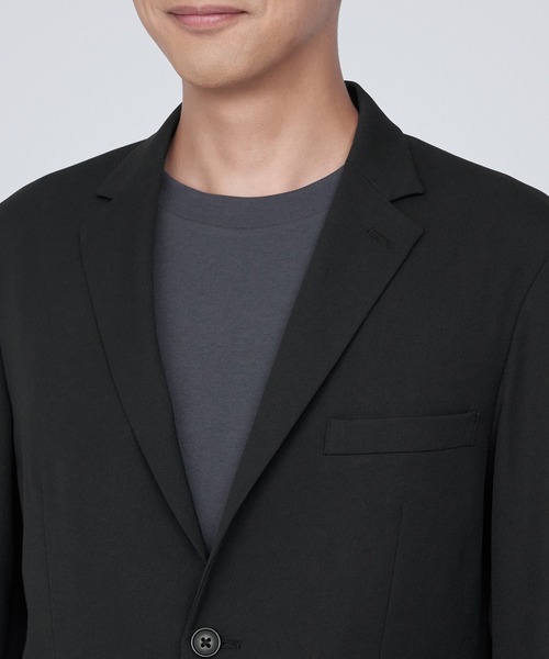 無印良品（MUJI） ジャケット テーラードジャケット 撥水ストレッチ