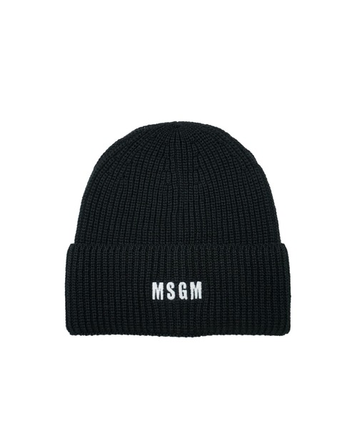 【関税 送料無料】MSGM ニット帽子 MSGM(エムエスジイエム) ニットキャップ・ビーニー(レディース