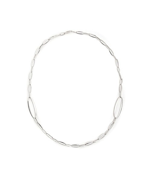 ネックレス 「YArKA/ヤーカ」oval parts mix necklace 「DVN1」 オーヴァルデザインネックレス レディース メンズの画像