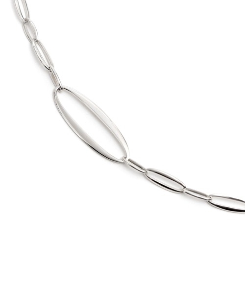 ネックレス 「YArKA/ヤーカ」oval parts mix necklace 「DVN1」 オーヴァルデザインネックレス レディース メンズの画像