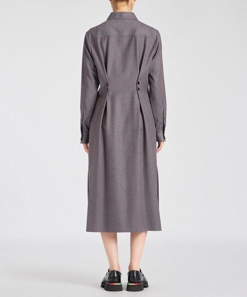 Paul Smith ワンピース ウィメンズ ウールフランネル シャツ