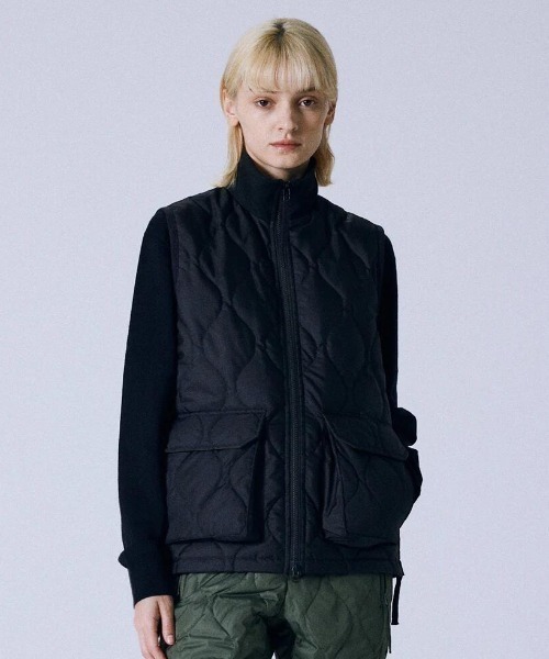TAION（タイオン） ダウンベスト ベスト MILITARY LIB TURTLENECK W