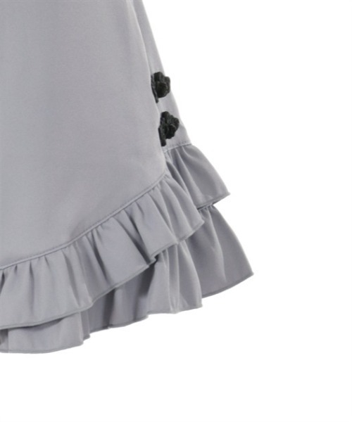 axes femme POETIQUEチャイナボタンキュロット（グレー） axes femme POETIQUE パンツ チャイナボタンキュロット