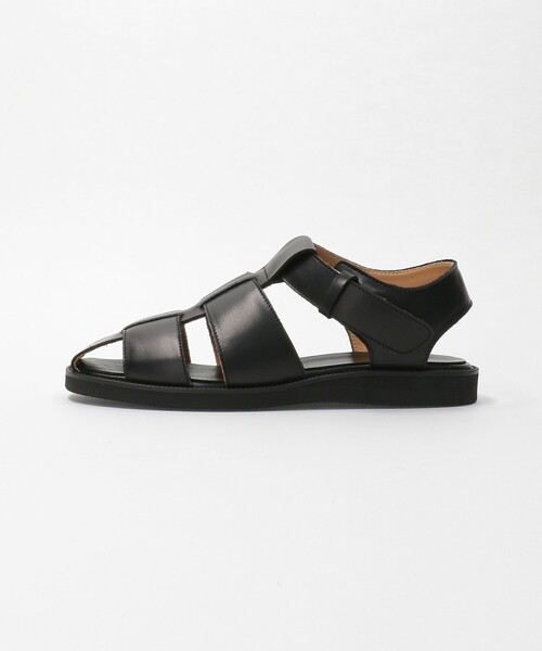 【美品】 ビューティ＆ユース ユナイテッドアローズ グルカサンダル メンズ 黒 BEAUTY&YOUTH UNITED ARROWS（ビューティーアンドユース