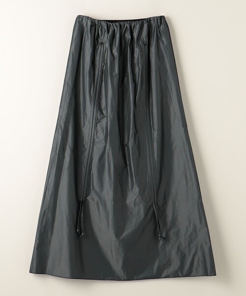 ASTRAET スカート 「ASTRAET」タフタ タテドロー フレアスカート  