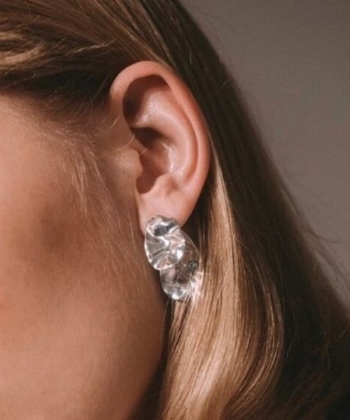 ピアス 「IRIS 47」double petal pierce/ダブル ペタル ピアス レディース