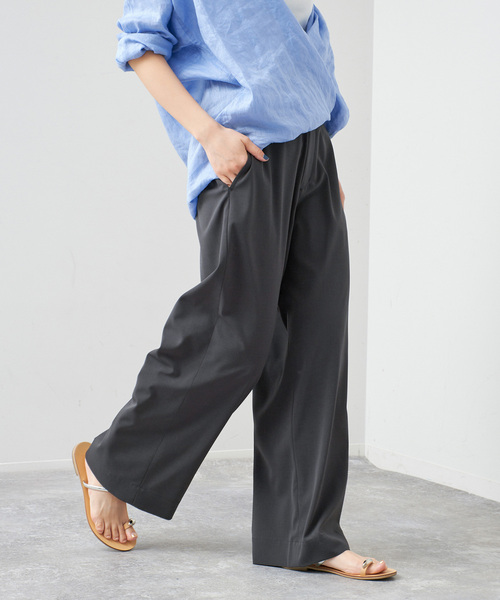 Spick＆Span パンツ 「WEB限定追加」ドライストレッチイージーパンツ 