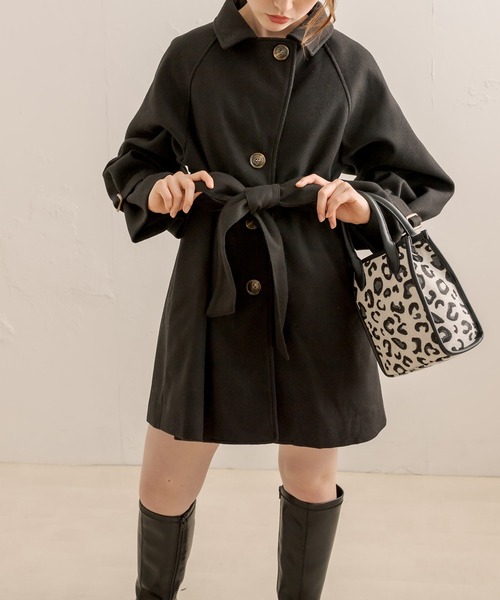 【OLIVE de OLIVE】 ミドルコート OLIVE des アウター ミドルコート レディース : ZOZOTOWN Yahoo