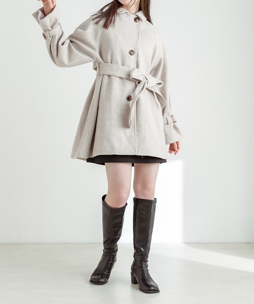 【OLIVE de OLIVE】 ミドルコート OLIVE des アウター ミドルコート レディース : ZOZOTOWN Yahoo