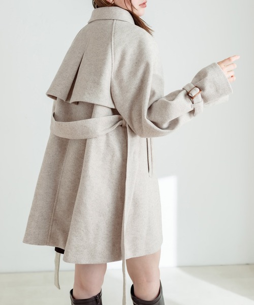 【OLIVE de OLIVE】 ミドルコート OLIVE des アウター ミドルコート レディース : ZOZOTOWN Yahoo