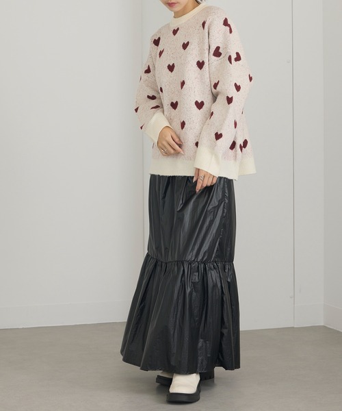 MAISON BREEZE ニット セーター 「MAISON BREEZE」ハート型JQ