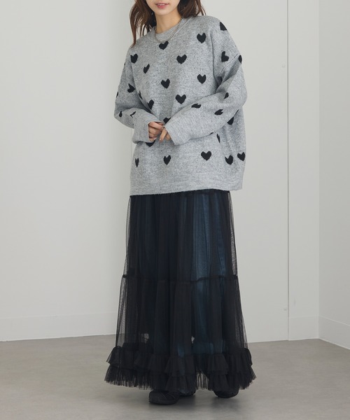 MAISON BREEZE ニット セーター 「MAISON BREEZE」ハート型JQ