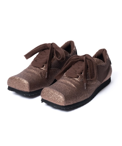 スニーカー GLITTER SQUARE SNEAKERS レディース メンズ_5