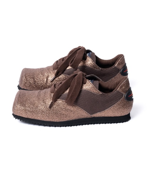 スニーカー GLITTER SQUARE SNEAKERS レディース メンズ_6