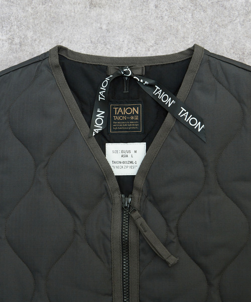 TAION（タイオン） ダウンベスト ベスト 「TAION/タイオン」ミリタリー