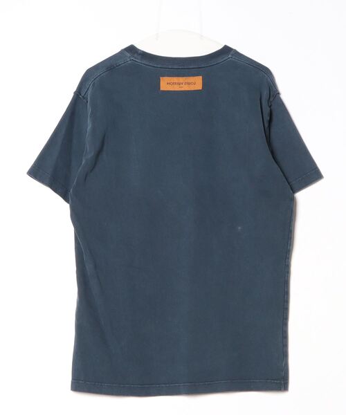 LOUIS VUITTON 「LOUIS VUITTON」 ワンポイント半袖Tシャツ M ブルー 