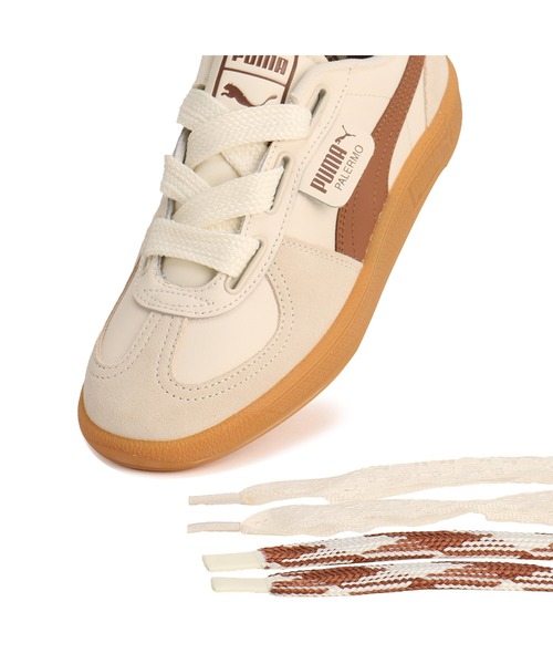 【最終値下】PUMA プーマウィメンズパレルモワイドレース SD 24.0 PUMA スニーカー プーマ ウィメンズ パレルモ ワイド レース SD