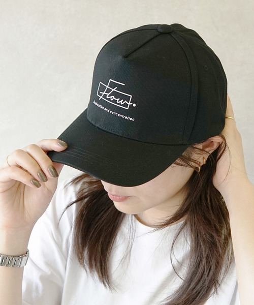 【CFCL】キャップ　グレー メンズ　レディース SVEC キャップ 帽子 Flow 立体プリント メンズ レディース
