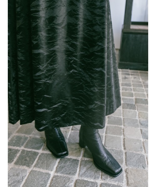 sahara スカート Suede Flare Skirt/スエードフレアスカート 