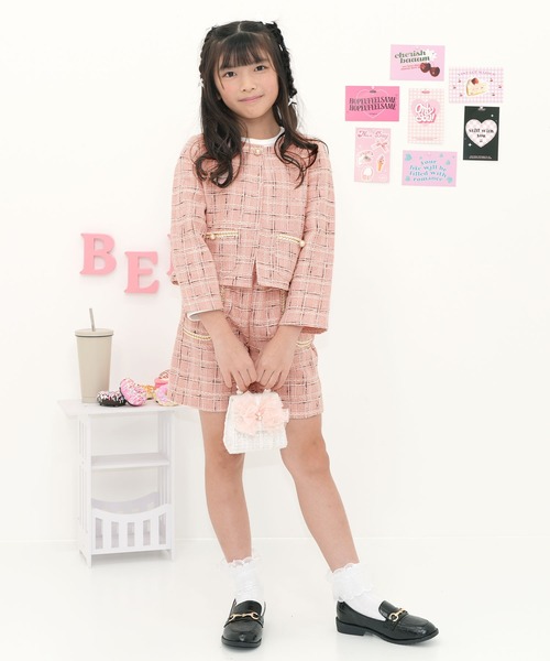 Bee des Bee ノーカラージャケット アウター 入学式 入園式 卒園式
