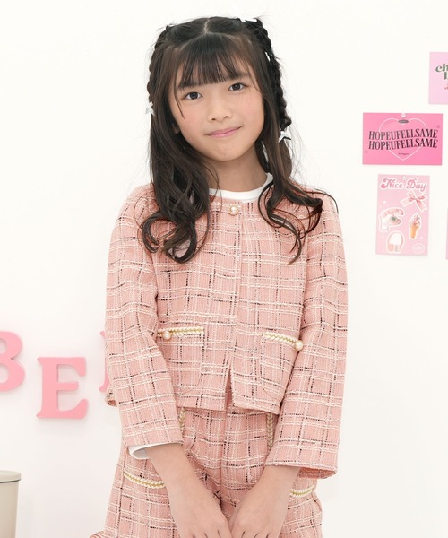 Bee des Bee ノーカラージャケット アウター 「セットアップ可能