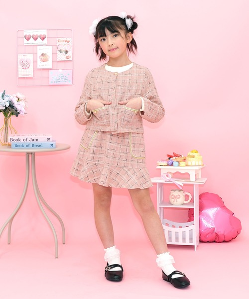 Bee des Bee ノーカラージャケット アウター 入学式 入園式 卒園式