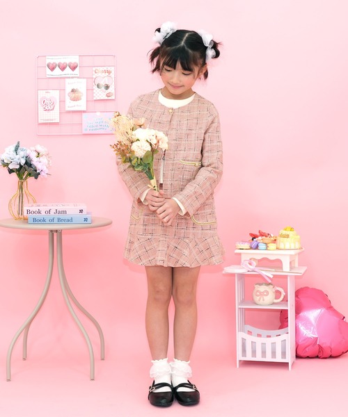 Bee des Bee ノーカラージャケット アウター 「セットアップ可能