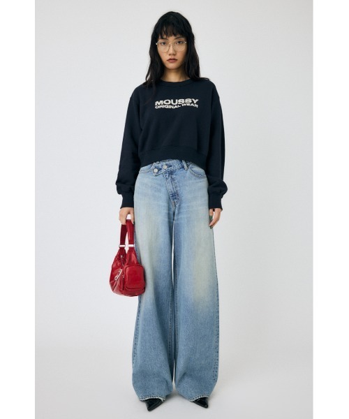 MOUSSY（マウジー） トレーナー スウェット RHINESTONE MOUSSY POJ