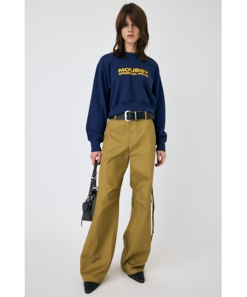 MOUSSY トレーナー スウェット RHINESTONE POJ レディース