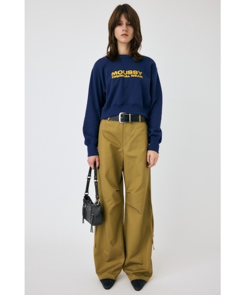 MOUSSY トレーナー スウェット RHINESTONE POJ レディース