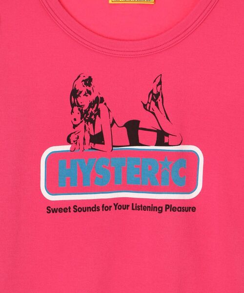 HYSTERIC GLAMOUR tシャツ SWEET SOUNDS チビTシャツ レディース