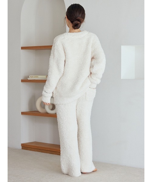 新品未使用＊gelato pique ルームウェア ロングパンツ ピンク セール】ハート柄ロングパンツ（ルームウェア/パジャマ