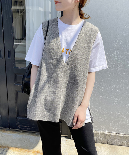 「Spick & Span」 ノースリーブブラウス - ブラウン レディース Spick＆Span 「Spick & Span」 ノースリーブブラウス - ブラウン