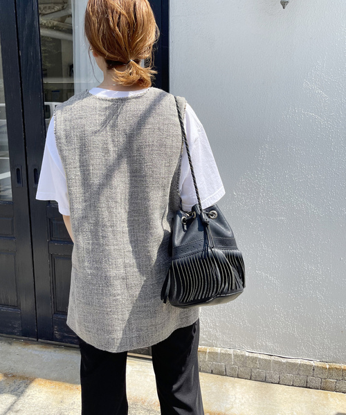 「Spick & Span」 ノースリーブブラウス - ブラウン レディース Spick＆Span 「Spick & Span」 ノースリーブブラウス - ブラウン