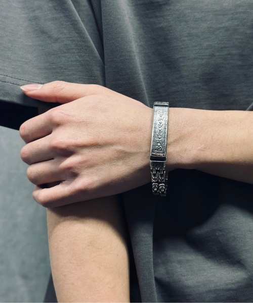 blatto】925シルバー 重厚感アンカーチェーンデザインブレスレット