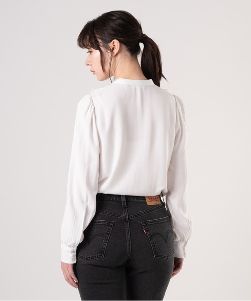 ブラウス シャツ 「Levi's」開襟シャツ レディース Levi's ブラウス シャツ Levi's/リーバイス ヨーク柄 レディース