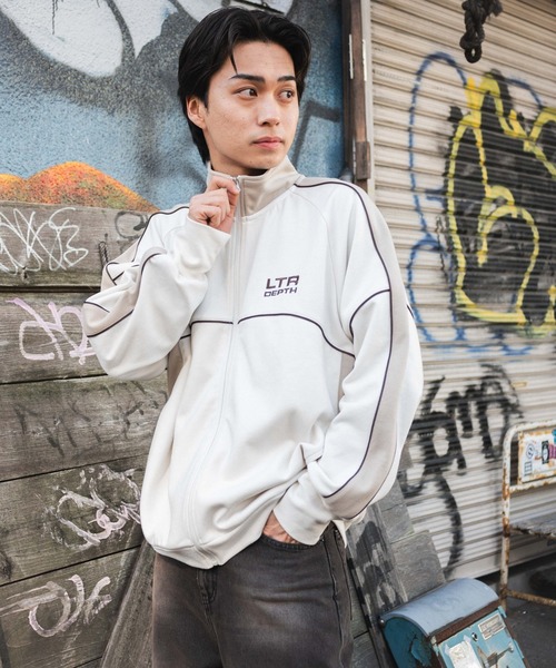 LTR DEPTH ジャージ LTR DEPTH/パイピングトラックジャケット メンズ