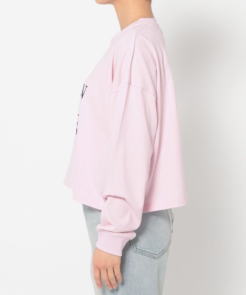 LOWRYS FARM（ローリーズファーム） tシャツ ショートロゴプリントLS